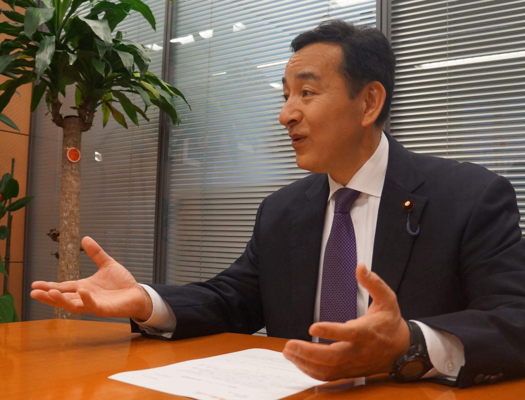山際大志郎議員インタビュー
